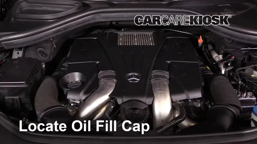 2013 Mercedes-Benz GL450 4.6L V8 Turbo Oil Add Oil